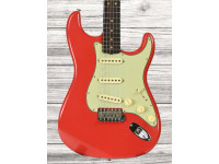 Fender Custom Shop Limited Edition 63 Stratocaster Journeyman Relic - Aged Fiesta Red